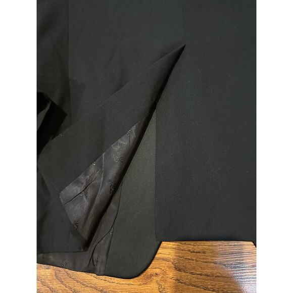 Oscar de la Renta Men's 100% Wool Tuxedo Jacket Black Approx Size 42R - Picture 6 of 13